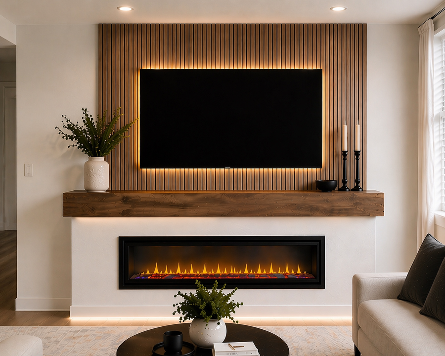 Custom media wall concept